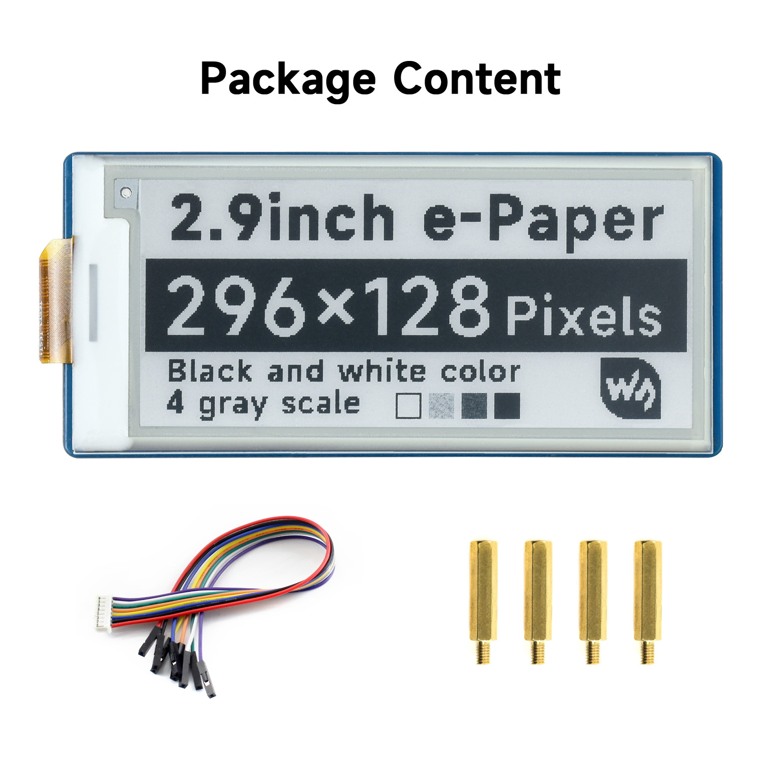 Waveshare 2.9inch E-Paper E-In - огляд і ціна Display Epaper 2.9