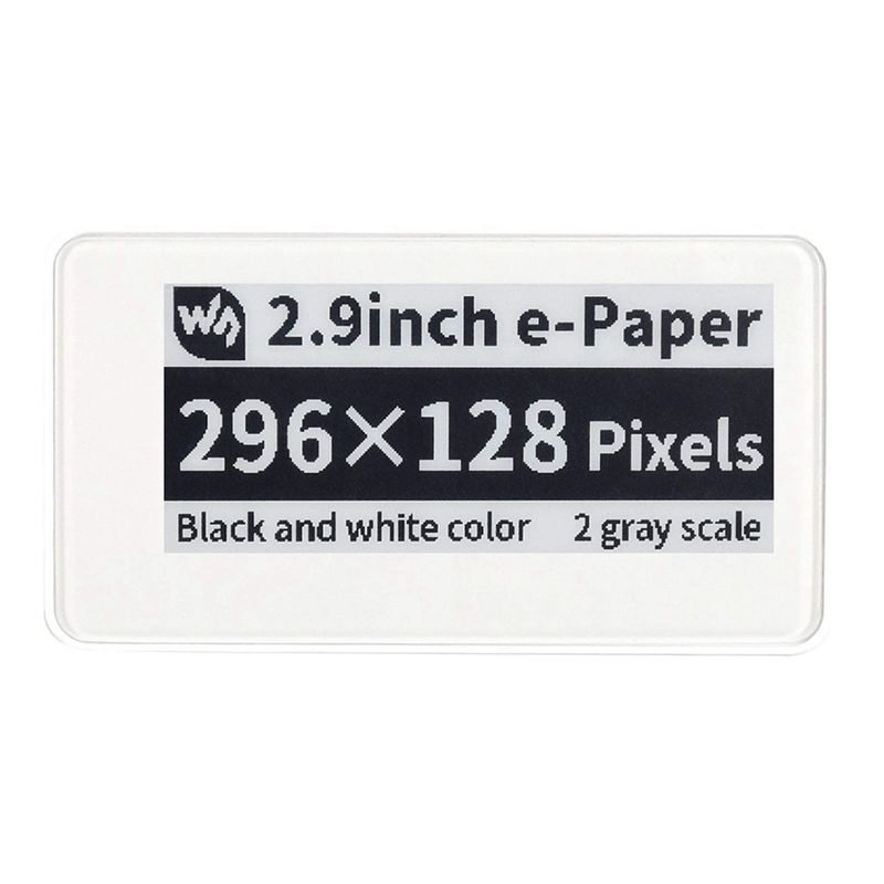 Waveshare 2.9 Inch Wireless -P - огляд і ціна Display Epaper 2.9