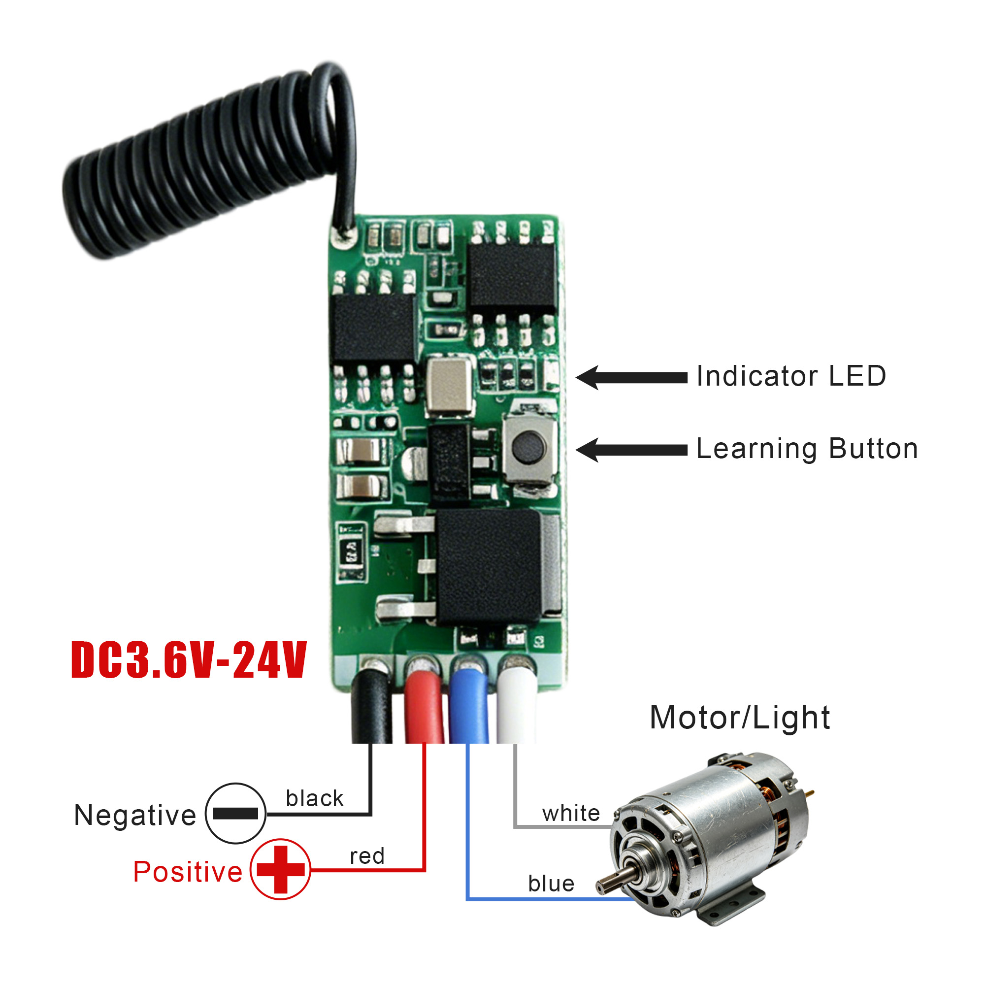DC 3.7V-24V 433MHz Mini Wirele - огляд і ціна 433Mhz Receiver Module