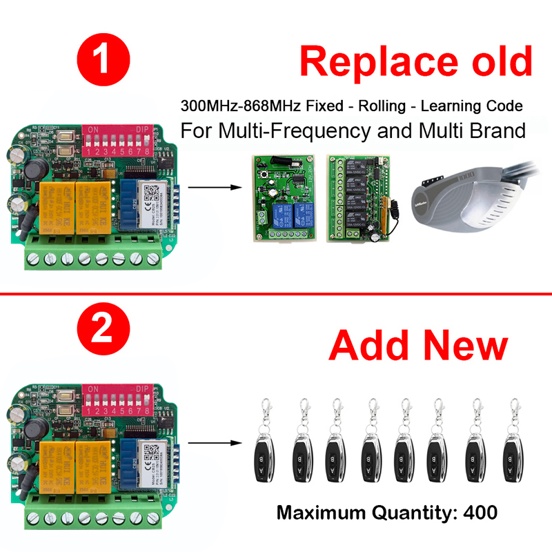 Universal Works WIth Tuya WiFi - огляд і ціна 433Mhz Receiver Module