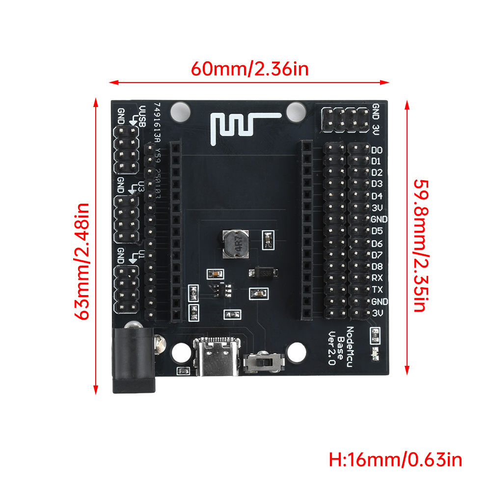 NodeMcu Base ESP8266 Testing D - огляд і ціна Esp8266 Nodemcu Board