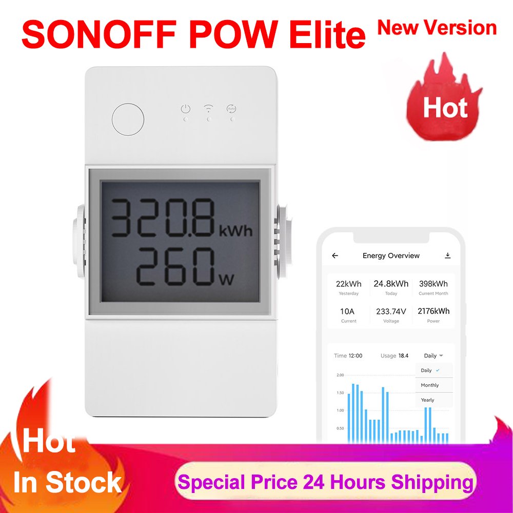 SONOFF POW Elite Smart Power M - огляд і ціна Sonoff Basic Switch