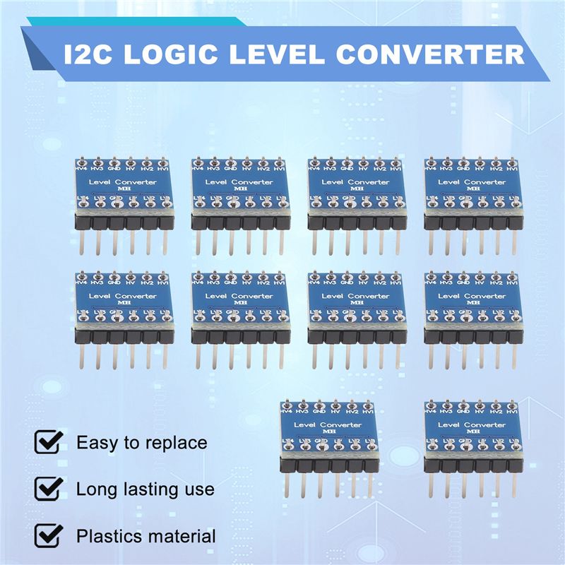 FULL-10Pcs 4 Channel IIC I2C L - огляд і ціна Level Shifter 3.3V