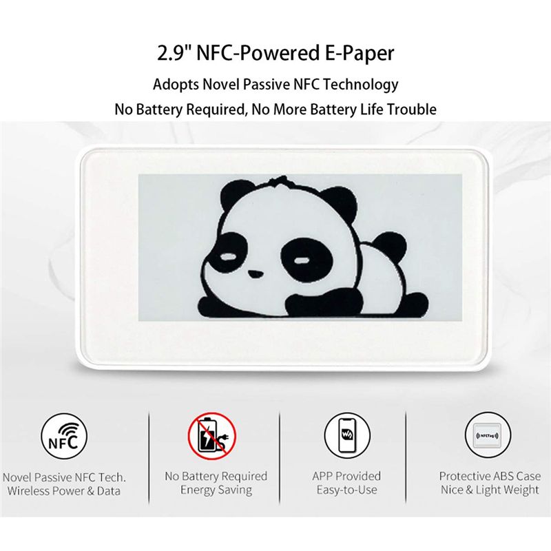 New  2.9 Inch Wireless NFC-Pow - огляд і ціна Display Epaper 2.9