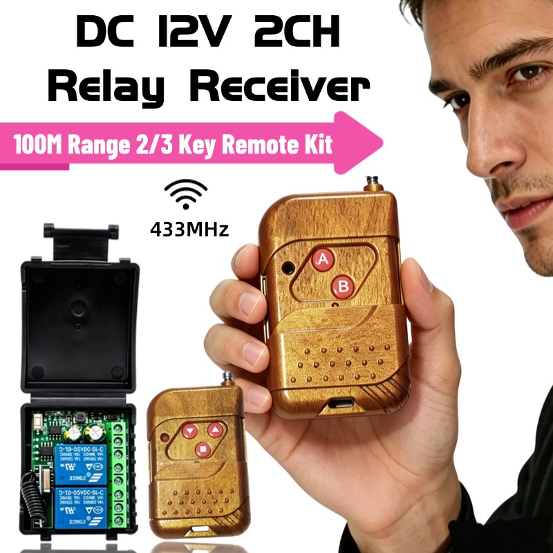 433.92Mhz DC 9-30V 12V 24V10A  - огляд і ціна 433Mhz Receiver Module