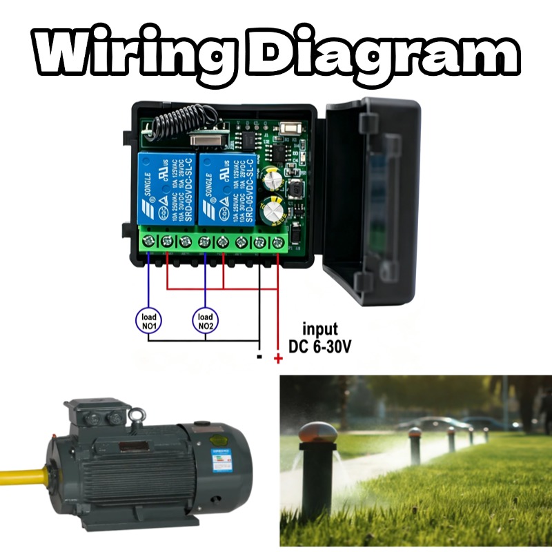433.92Mhz DC 9-30V 12V 24V10A  - огляд і ціна 433Mhz Receiver Module