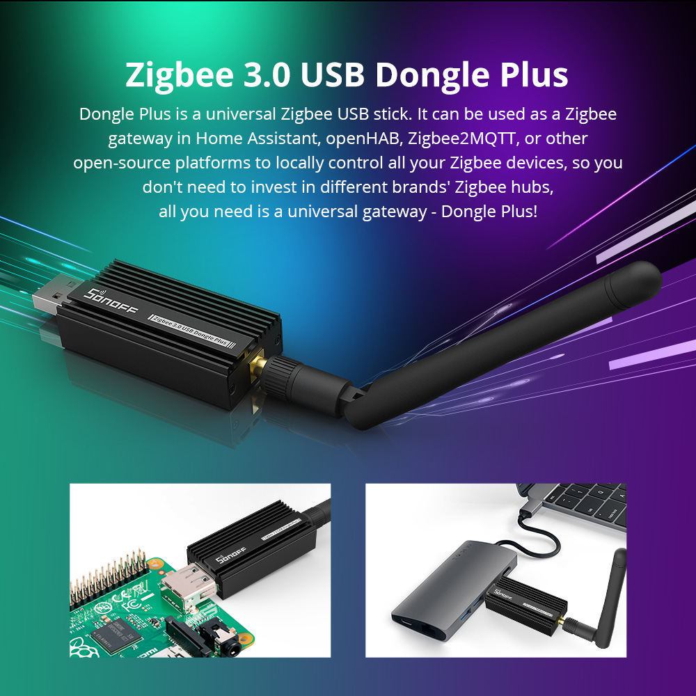 SONOFF Zigbee 3.0 USB Dongle P - огляд і ціна Zigbee Coordinator Stick