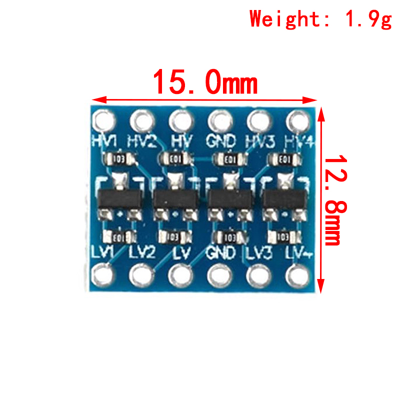 10pcs 4 channel IIC I2C Logic  - огляд і ціна Level Shifter 3.3V