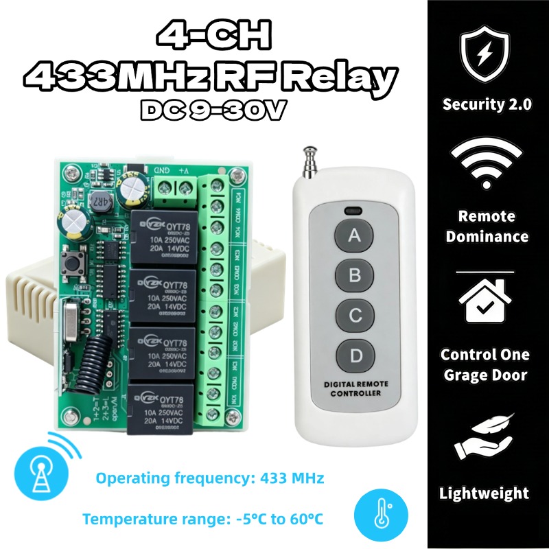 Universal Wireless Remote Cont - огляд і ціна 433Mhz Receiver Module