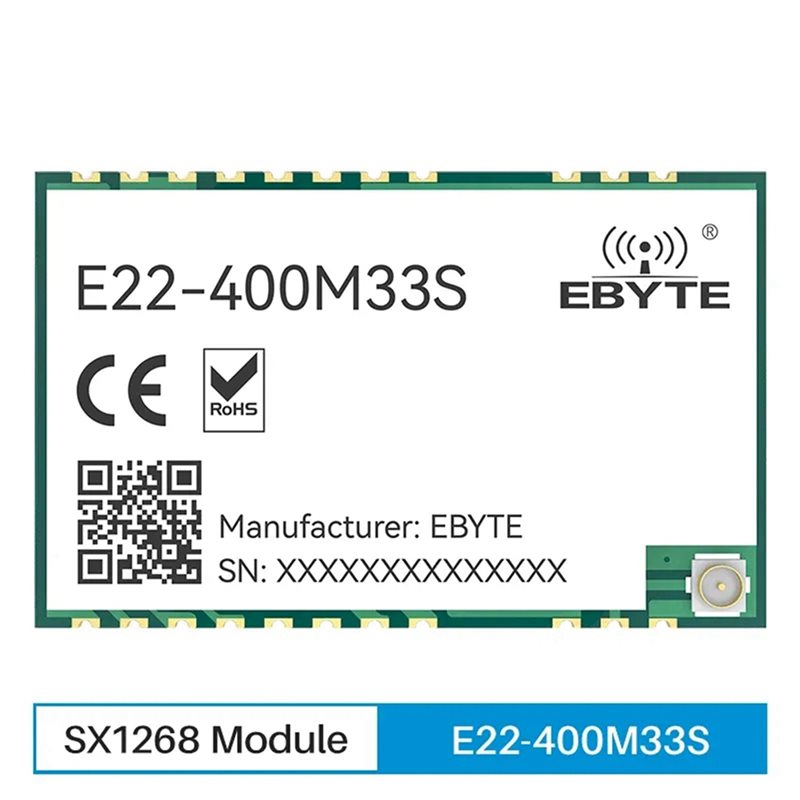 2X EBYTE SX1268 433Mhz Lora Wi - огляд і ціна 433Mhz Receiver Module